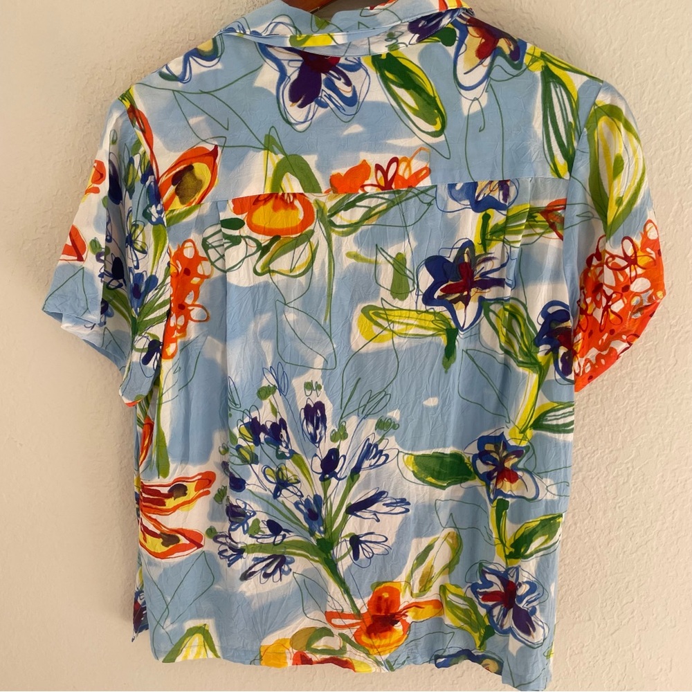 Jams World Water Garden Blue Shirt - Picture 3 of 6
